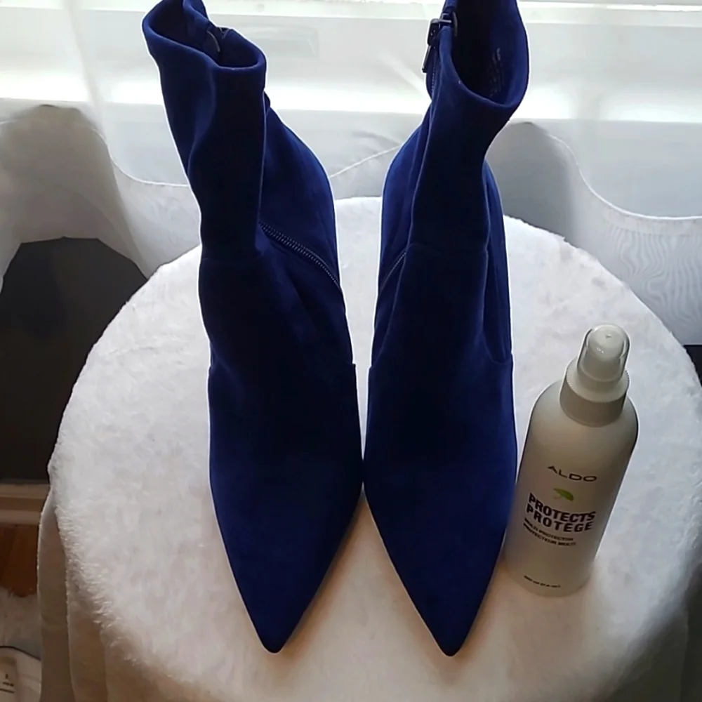 Aldo Women's Suede Boots with Protective Spray. - Picture 1 of 8